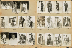 Malick SIDIBÉ 1936-2016 - Mali Planche contact Contenant 23 tirages argentiques collés sur chemise cartonnée