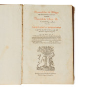 THUCIDIDE Thucydidis Olori filii de bello Peloponnesiaco libri octo. [Genève], Henri Estienne, 1564.