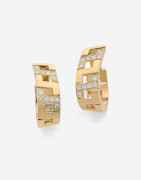 CARTIER  Paire de clips d'oreilles "Olympe"