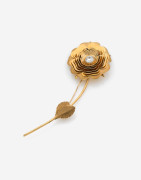 ¤ 0 Grande broche fleur