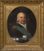 École française du début du XIXe siècle  Portrait en buste de Louis XVIII, roi de France