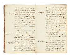 [MANUSCRIT.- MARCELLUS (Lodoïs de Martin du Tyrac de)] Manuscrit intitulé "Notice sur les villes de Nicomédie, et de Nicée " puis "...