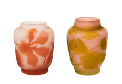 Établissements GALLÉ (1904-1936) Suite de deux vases