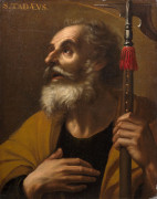 Giuseppe VERMIGLIO Milan, vers 1587 - 1635 Saint Jude Thaddée Huile sur toile