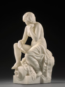 James PRADIER Genève, 1790 - Bougival, 1852 Némausa Marbre blanc