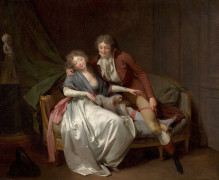 Louis-Léopold BOILLY La Bassée, 1761 - Paris, 1845 Défends-moi Toile