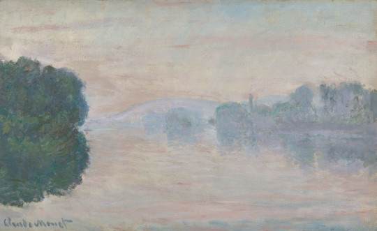 Claude MONET 1840-1926 La Seine dans la brume - 1894 Huile sur toile