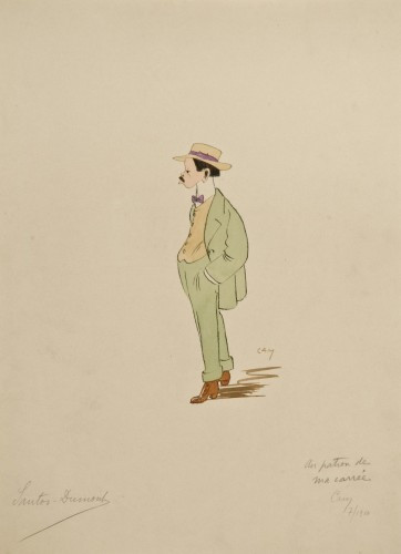 CAM  Caricature d'Alberto Santos Dumont