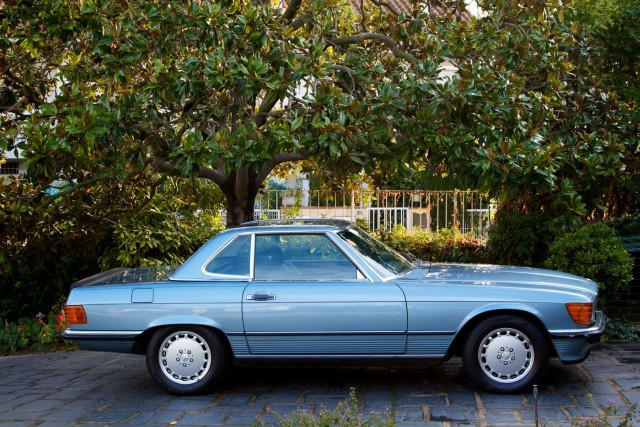 1987 MERCEDES 500 SL CABRIOLET HARD TOP 2+2