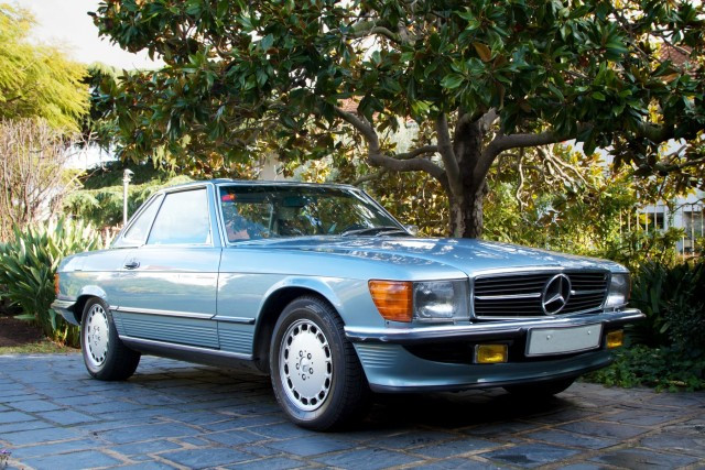 1987 MERCEDES 500 SL CABRIOLET HARD TOP 2+2