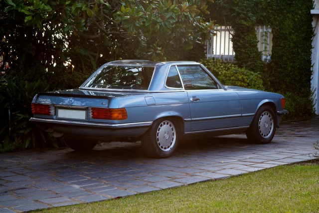 1987 MERCEDES 500 SL CABRIOLET HARD TOP 2+2