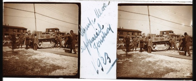 VOYAGE D'ANDRE CITROËN AUX ETATS-UNIS - PRESENTATION DE L'AUTOCHENILLE