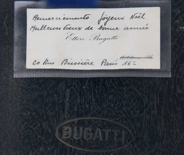 ETTORE BUGATTI "MOTEUR ET BOÎTE DE VITESSE DU TYPE 73"