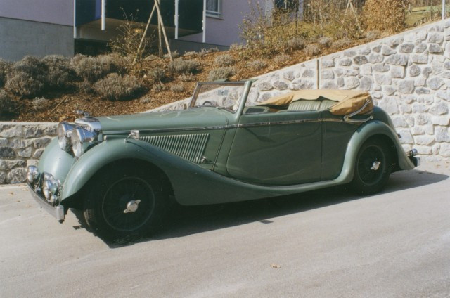 ¤ 1939 JAGUAR SS DROP HEAD COUPE CABRIOLET 2,5L