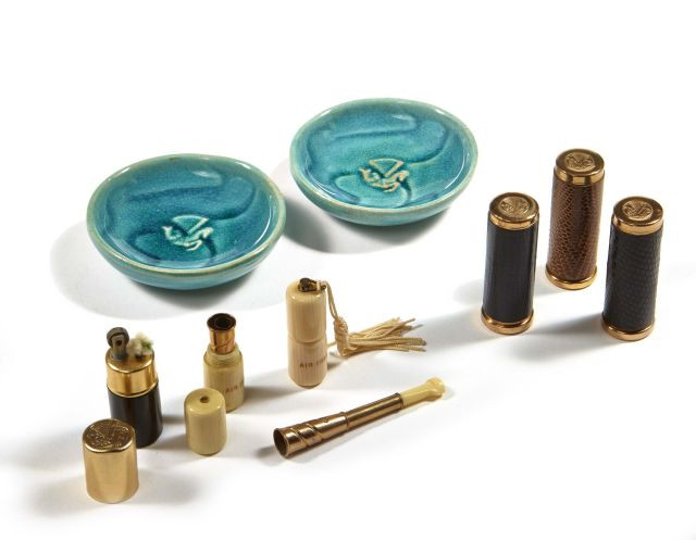AIR FRANCE  Set de fumeur pour dames, circa 1950