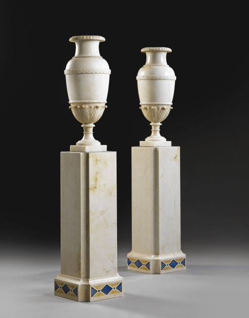 PAIRE DE VASES, ITALIE, FIN DU XIXEME SIECLE