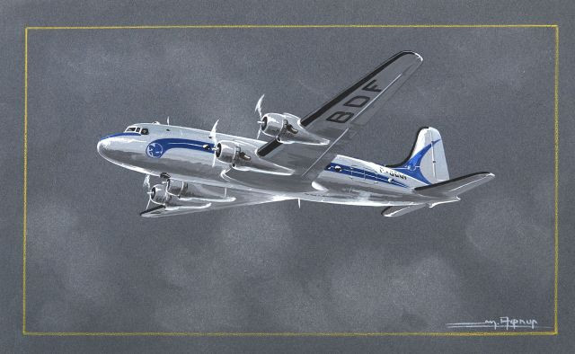 CONSTELLATION ET DOUGLAS DC4