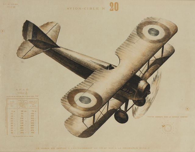 AVION CIBLE SPAD