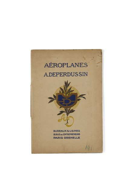Catalogue Aeroplanes Deperdussin, 1911