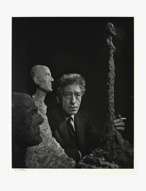 Yousuf KARSH (1908-2002) ALBERTO GIACOMETTI – 1965 Tirage argentique monté sur carton, vers 1970
