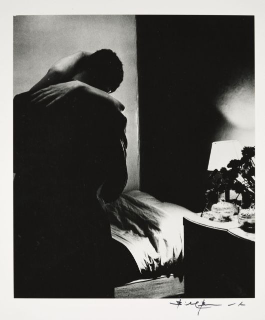 Bill BRANDT (1904-1983) SOHO BEDROOM, LONDRES - 1934 Tirage argentique vers 1970, monté sur carton