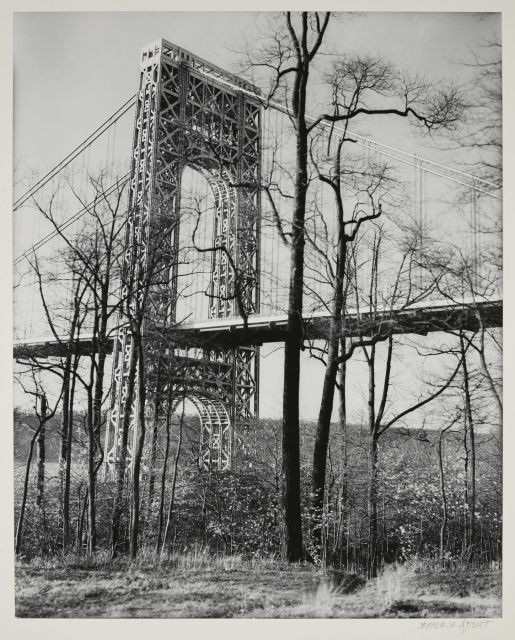 Berenice ABBOTT (1898-1991) GEORGE WASHINGTON BRIDGE, RIVERSIDE DRIVE AND 179TH STREET, MANHATTAN, 1937 (DE LA SERIE "CHANGING NEW Y...