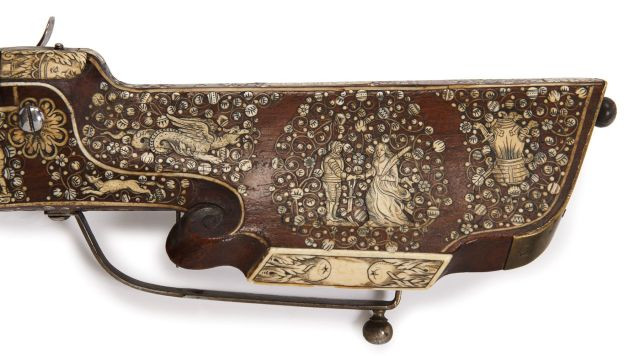 Arquebuse de chasse, à rouet
