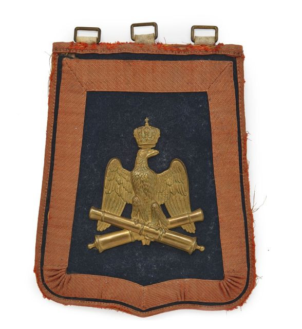 Sabretache de Troupe d'Artillerie de la Garde Impériale