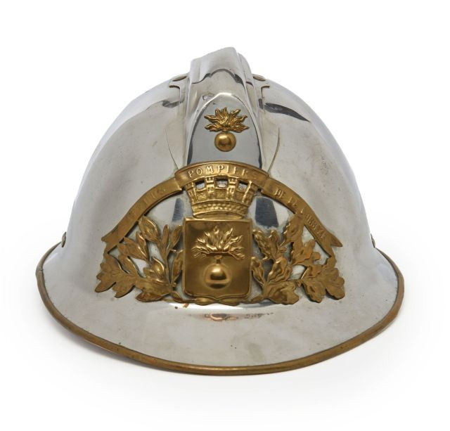 Casque de Sapeurs Pompiers de Corrèze, modèle 1933