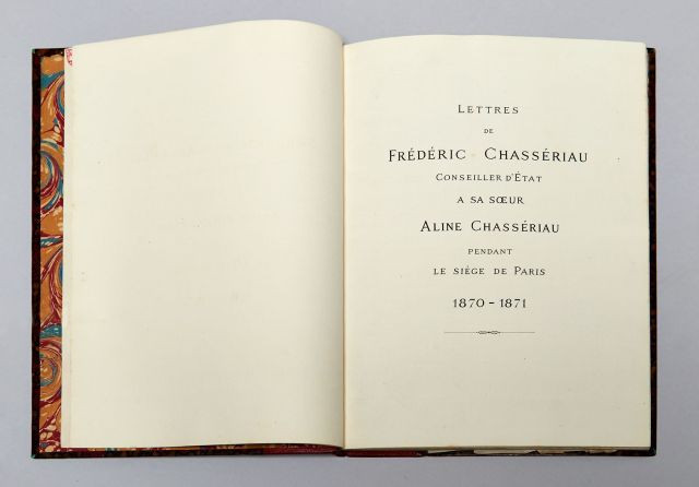 Ballons montés - Correspondance constituée de 84 lettres adressées de Paris, entre le 31 août 1870 et le 14 février 1871, par le Con...