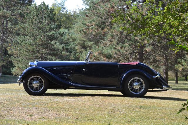 1935 Talbot T120 Baby Sport cabriolet Carte grise française de collectionChâssis n° 85147Moteur n° 65252- Dessin d'une grande pureté- R