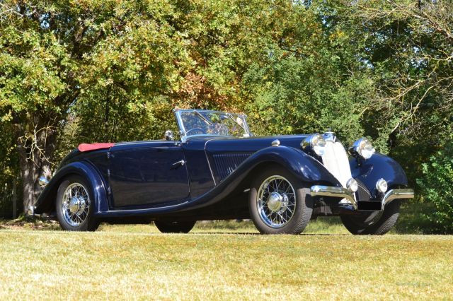 1935 Talbot T120 Baby Sport cabriolet Carte grise française de collectionChâssis n° 85147Moteur n° 65252- Dessin d'une grande pureté- R