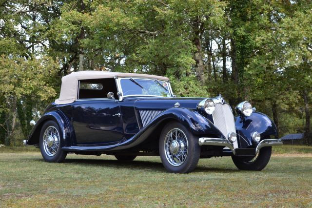 1935 Talbot T120 Baby Sport cabriolet Carte grise française de collectionChâssis n° 85147Moteur n° 65252- Dessin d'une grande pureté- R