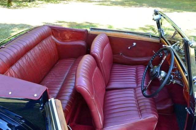 1935 Talbot T120 Baby Sport cabriolet Carte grise française de collectionChâssis n° 85147Moteur n° 65252- Dessin d'une grande pureté- R