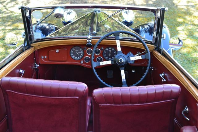 1935 Talbot T120 Baby Sport cabriolet Carte grise française de collectionChâssis n° 85147Moteur n° 65252- Dessin d'une grande pureté- R