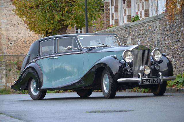 1952 Rolls Royce Silver Wraith par Hooper Carte grise française collectionChâssis n° WSG 22Moteur n° W21G- Belle présentation- Modèle d