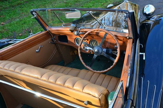 1937 Delage D8-100 cabriolet quatre portes par Labourdette  No reserve
