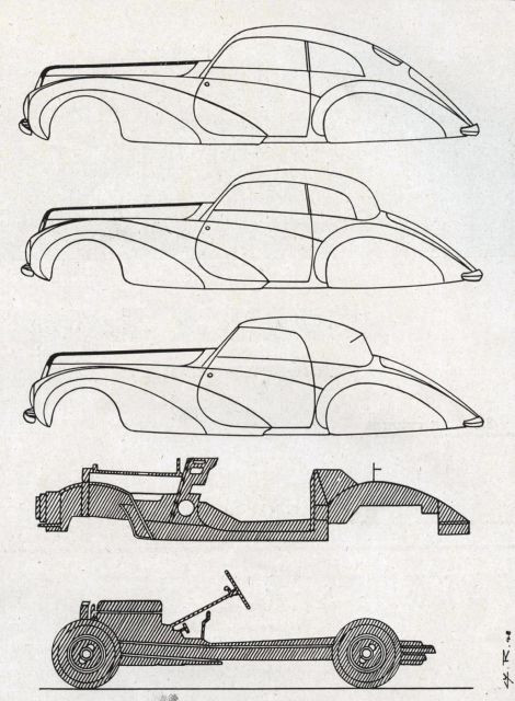 Delahaye 135 M cabriolet Faget-Varnet - 1948