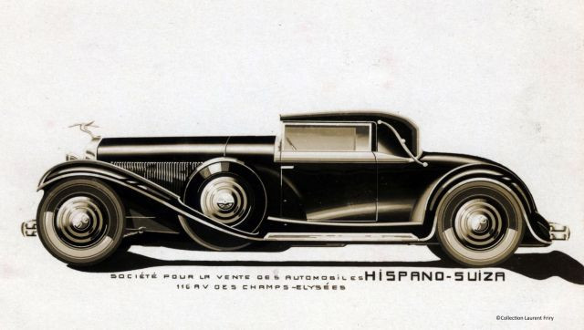 Hispano Suiza H6B Cabriolet par Million Guiet - 1925