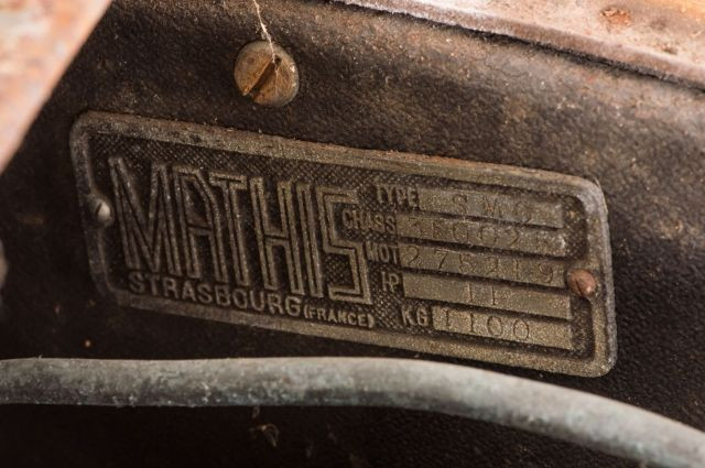 Mathis Emysix Type SMO faux-cabriolet - ca 1930  No reserve