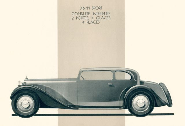Delage D6-11 S coach - ca 1934  No reserve