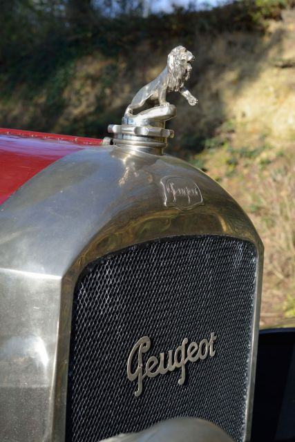 1923 Peugeot 156 25 HP Torpedo Carte grise française de collectionChâssis n° 31128Moteur n° MZ 134- Exemplaire rarissime- Mécanique com