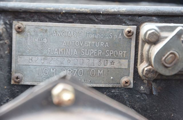 1968 Lancia Flaminia Super Sport Zagato 2.8 3C Carte grise françaiseChâssis n° 826232002130Moteur n° 826200*2135- Modèle rare et désira