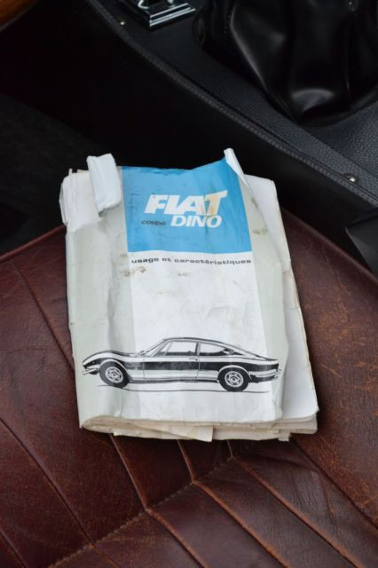 1968 Fiat Dino Coupé 2L No reserve Carte grise françaiseChâssis n°135AC0002476Moteur n°135B0000003535- Etat de présentation rare- Super