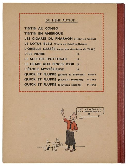 HERGÉTINTIN N°08LE SCEPTRE D’OTTOKARCasterman, 1942. Édition dite grande image « inédite », dos pellior rouge, 4ème plat A18. Pages ...