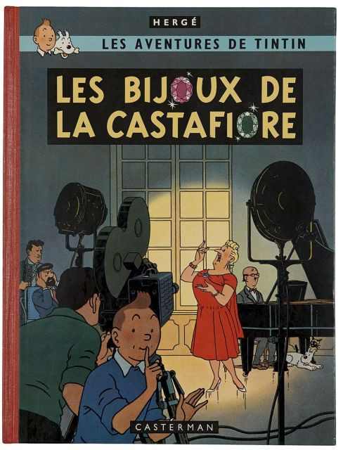 HERGÉTINTIN N°21LES BIJOUX DE LA CASTAFIORECasterman, 1963. 4ème plat B34. Tirage de tête signé et numéroté à 100 exemplaires. Album...