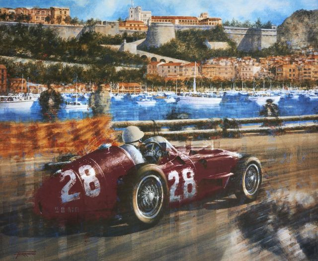 ¤ Juan-Carlos FERRIGNO (Né en 1960)  Victory for Moss in Monaco