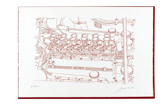 Hideki YOSHIDA (né en 1949)  Portfolio - Ferrari 250 GTO