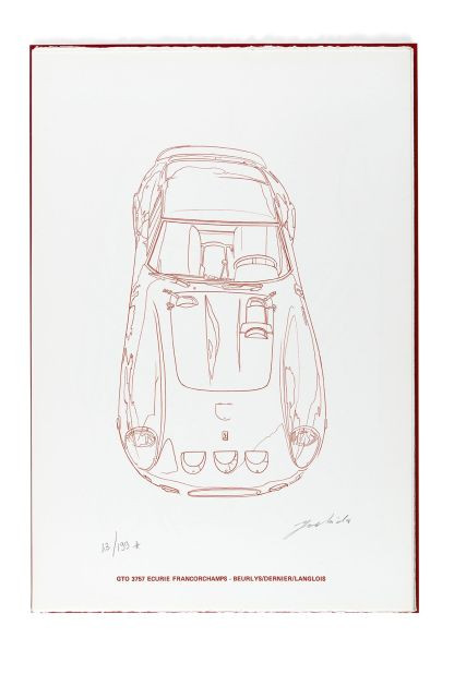 Hideki YOSHIDA (né en 1949)  Portfolio - Ferrari 250 GTO