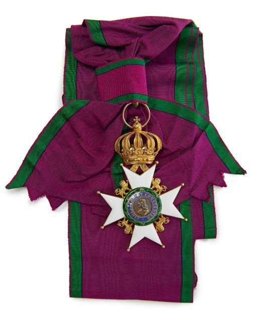 Allemagne Saxe Ordre de la Maison Ernestine. Grand Cordon.